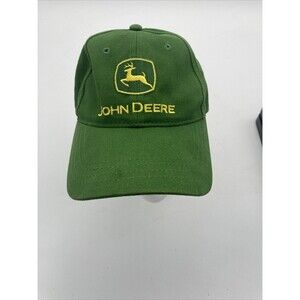 John Deere Nothing Runs Like A Strapback Adjustable Hat Cap Farm Men Women Green